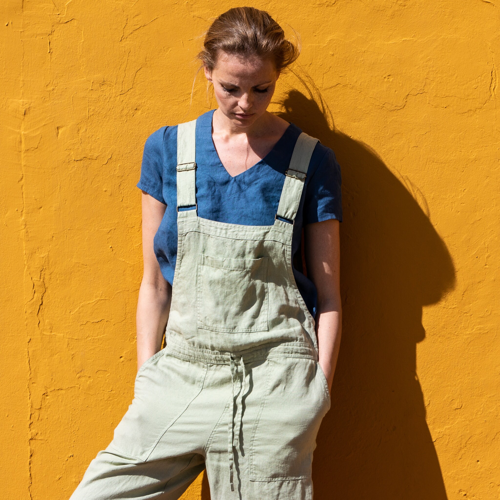 Loose Linen Jumpsuit EVEREST - Etsy