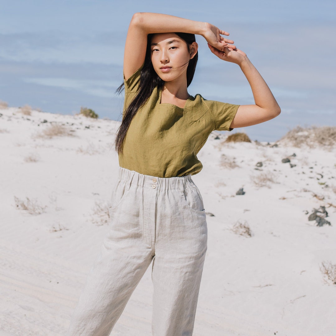 Not perfect linen genova pants hot sale