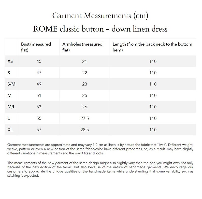 Linen dress ROME / classic dress / buttondown / shirt dress / v neck image 8