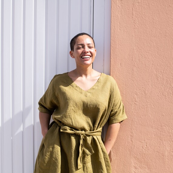 not perfect linen dress