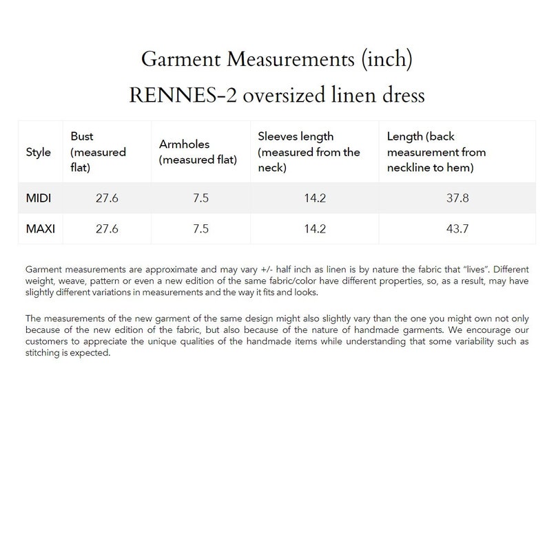 Linen dress RENNES-2 with DROP SHOULDER / short sleeves / Oversized / loose fitting image 9