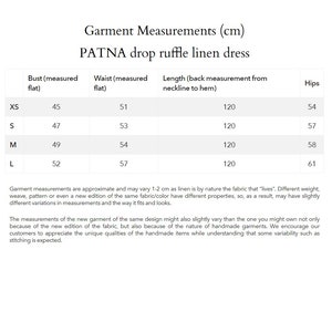 Linen dress PATNA / Drop ruffle / maxi length / long linen dress / long dress image 8