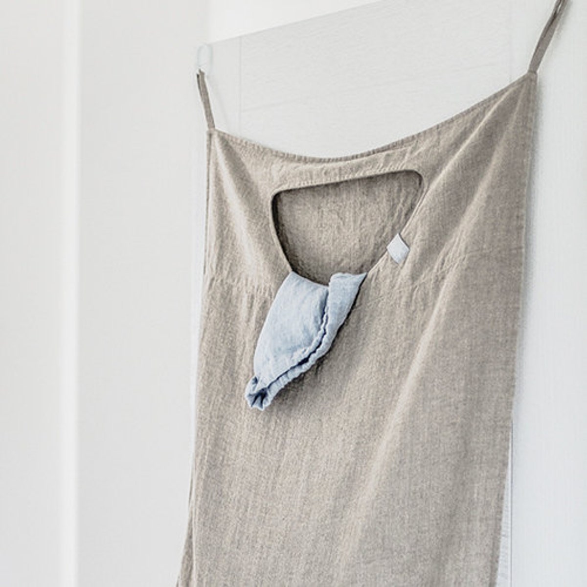 LAUNDRY BAG / Linen Laundry Bag / Hanging Basket / Laundry Bags - Etsy