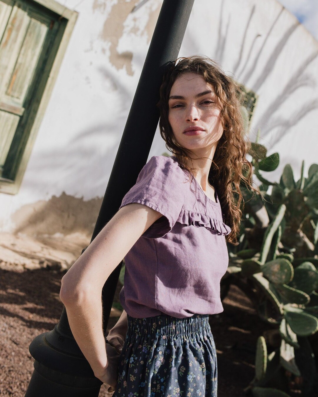 Elinna Ss Knit Top Birch