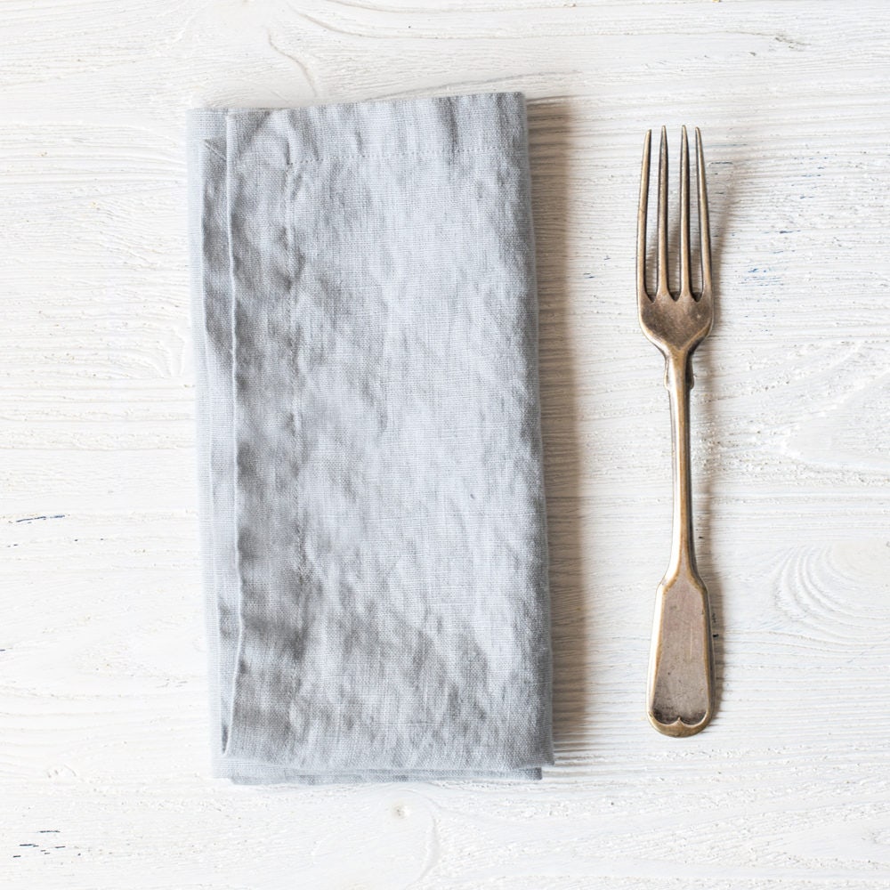 Set of 4 High Quality Linen Feel Forest Napkins 6 or 8