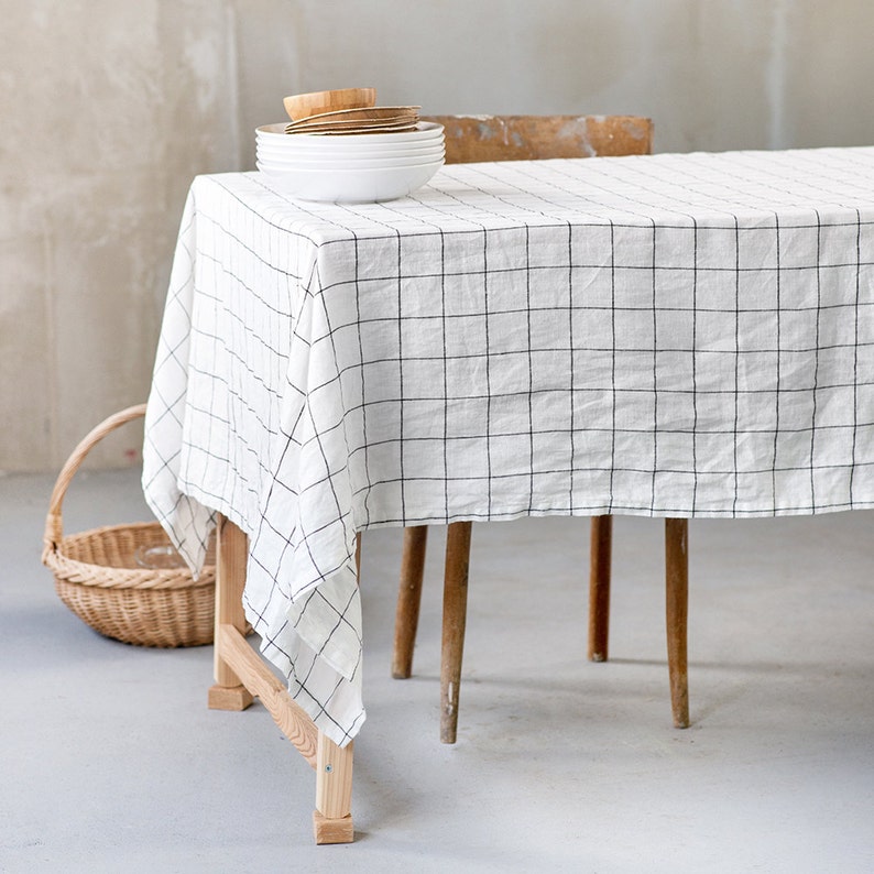 Linen tablecloth / custom linen tablecloth / long tablecloth image 2