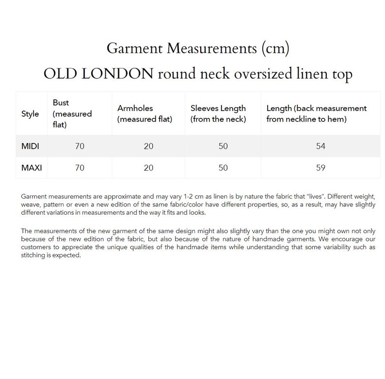Linen Top OLD LONDON / Round Neck / linen blouse / loose fit image 8