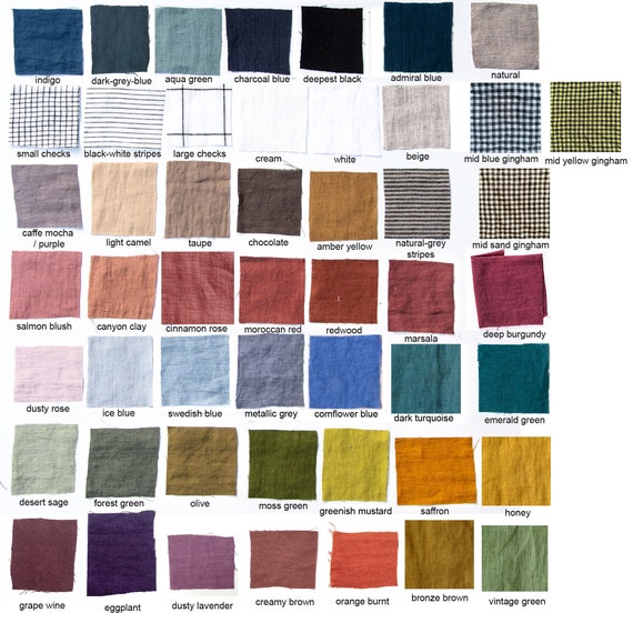 Linen Napkins Set of 12 / Set of 4 6 8 or 12 Washed Handmade Linen