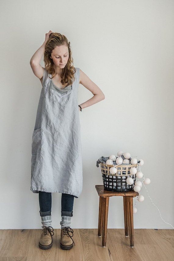 linen pinafore