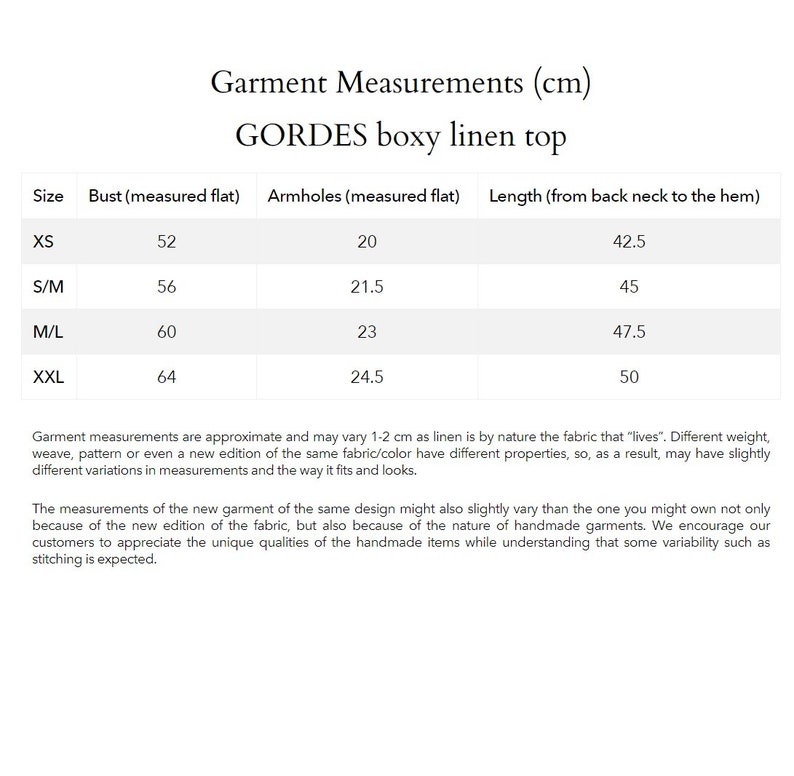 Haut carré en lin GORDES / haut en lin / haut en lin à manches courtes / chemisier en lin image 6