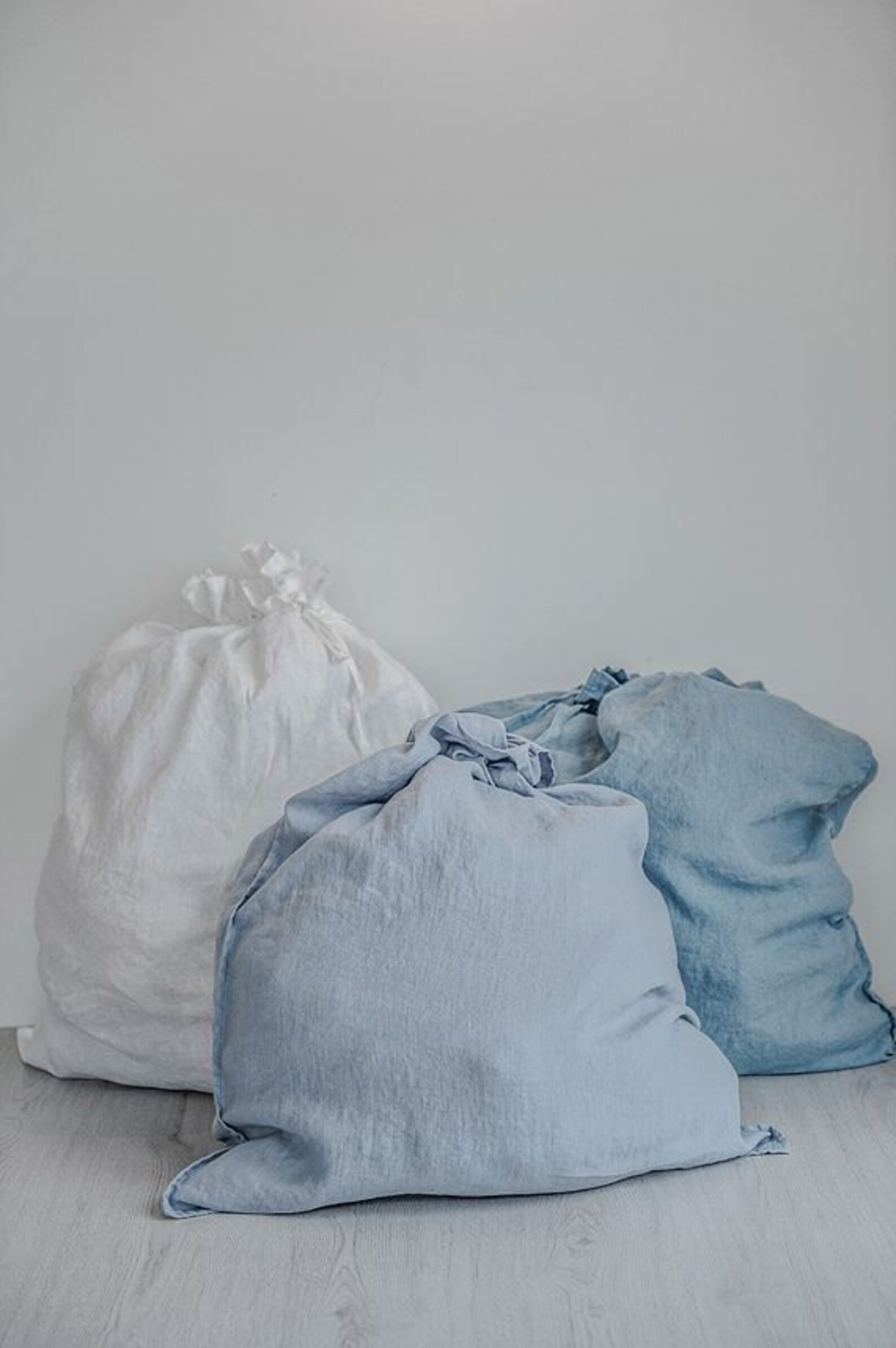 Large Linen Laundry Bag Etsy