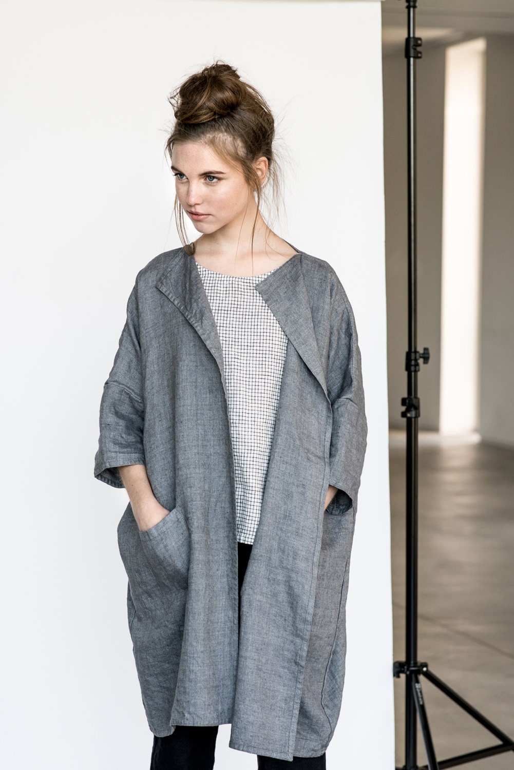 Linen Cardigan Jacket SINTRA / Cardigan / Short or Long Jacket - Etsy UK