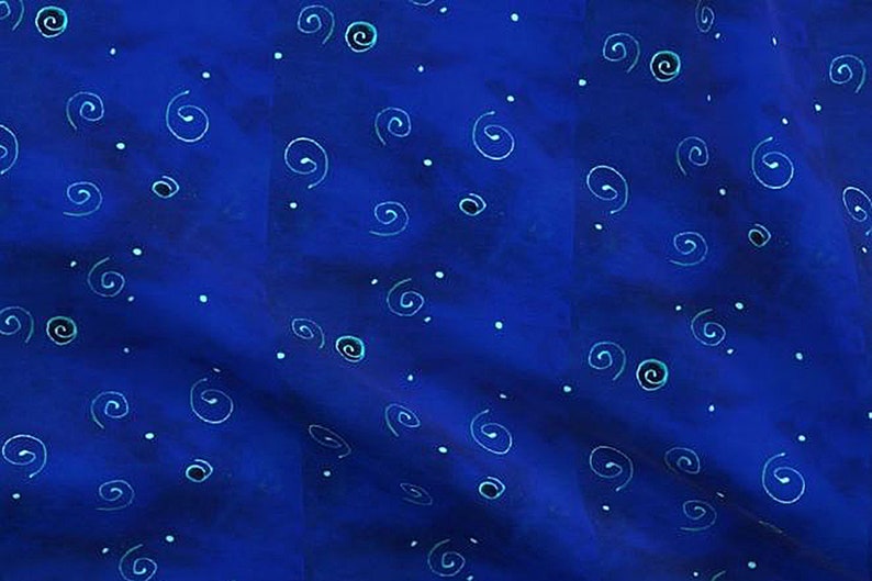 Wizard Wand Navy Blue Pillow Sham Designer Bedroom Linens
