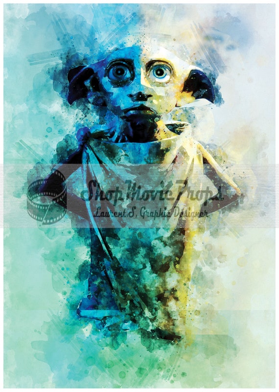 Dobby Water Color No Frame Etsy