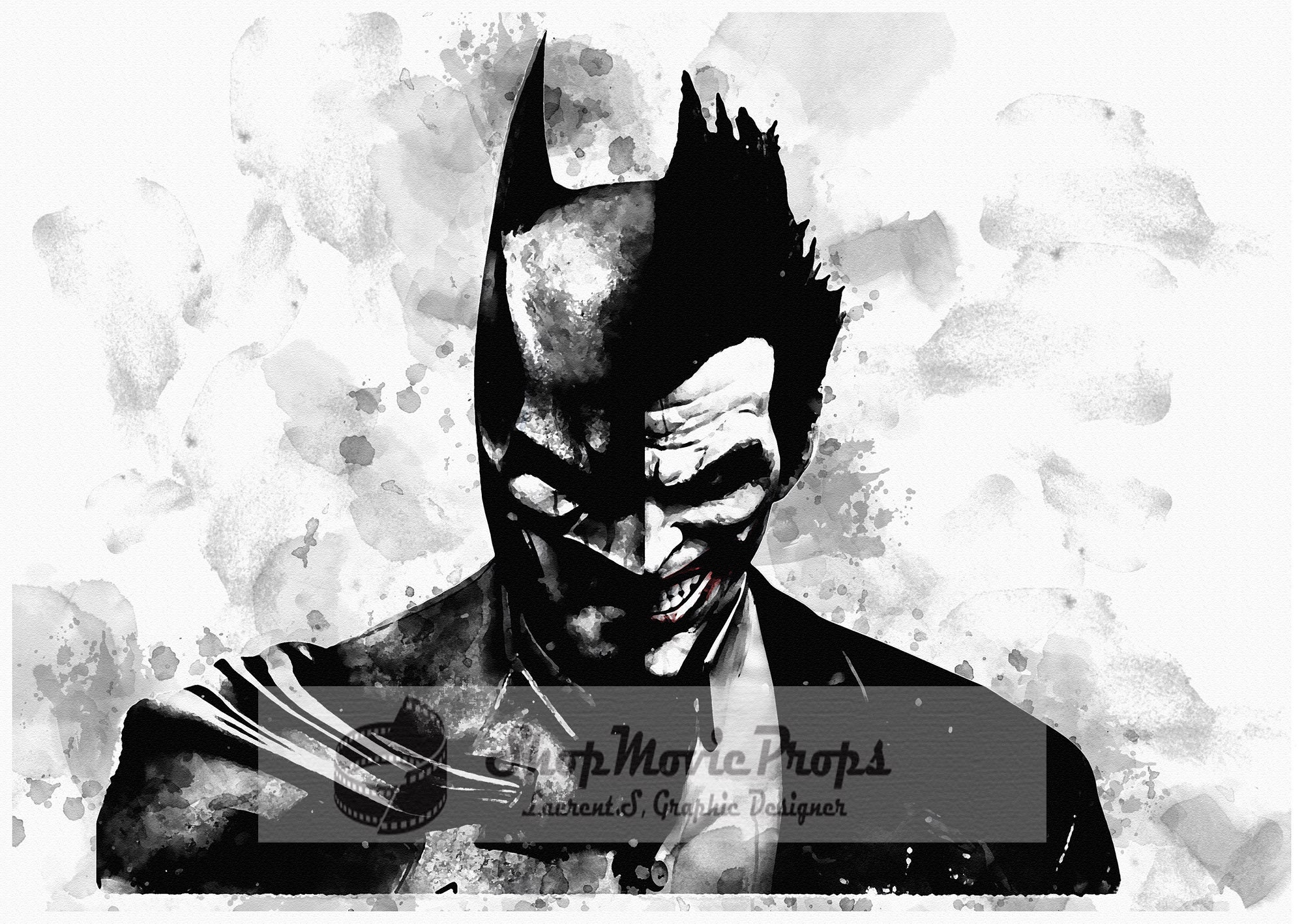 Batman Vs Joker Calligraphy - Etsy