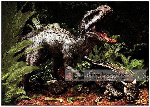 Indominus-rex Airbrushed Film Poster 