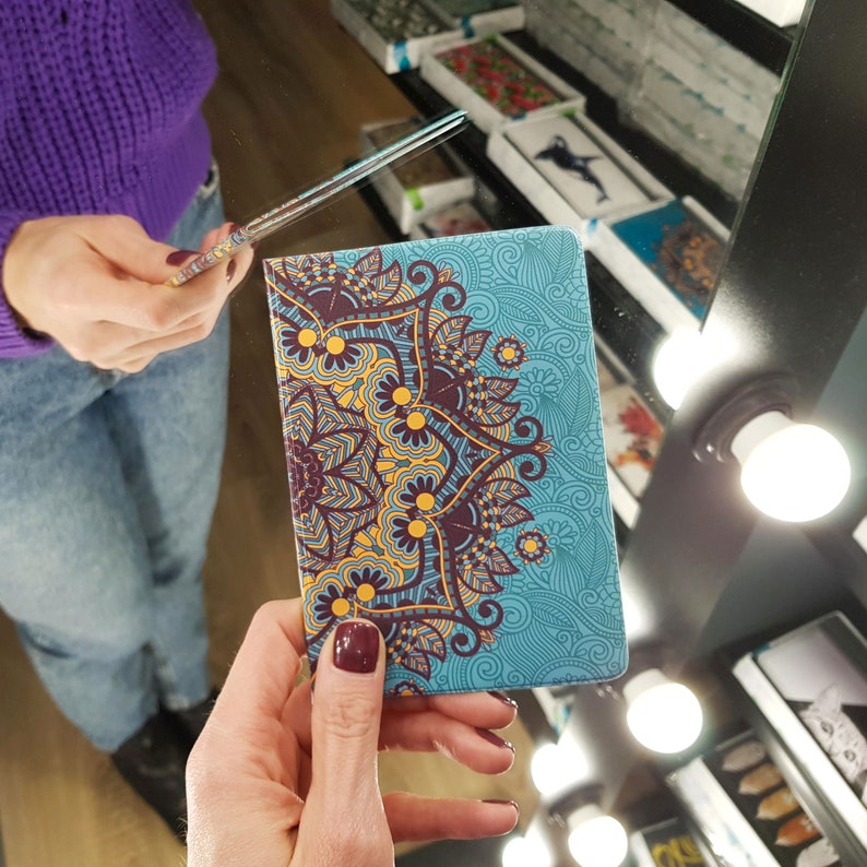 Boho Organizer Planner for Her. Passport Holder. Women Leather Passport