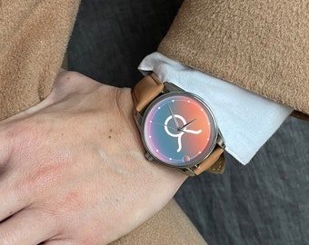 Reloj de pulsera del zodíaco Tauro (Toro) - Relojes personalizados con signos del zodíaco - Regalo perfecto de astrología, numerología, reloj espacial, accesorios del zodíaco