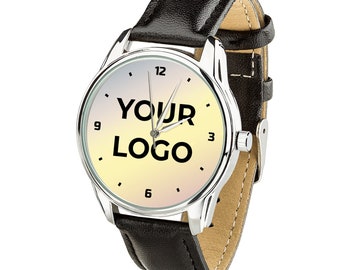 Your Logo on Watch custom Corporate Gifts - Souvenirs for Business Event Corporate Team gifts Custom Branded Wristwatches Print
