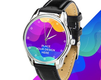 Personalized watch. Custom wrist watch. Wrist watch for gift. TM ZIZ