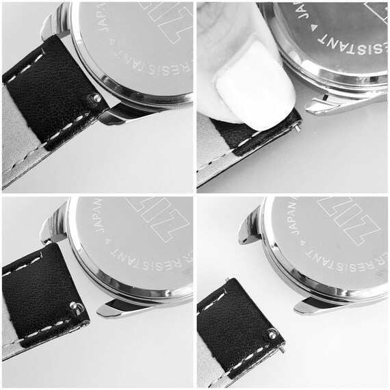 Mira Think it Want it Get it. Reloj azul ZIZ. Reloj minimalista unisex. Reloj de pulsera mujer. Reloj al por mayor. Cuero de reloj de pulsera para adolescentes. Etsy Mexico