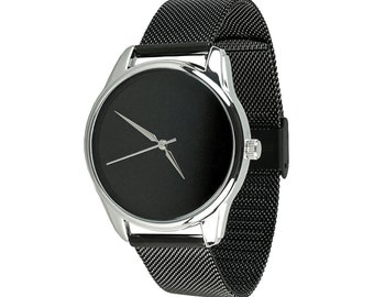 Relógio de pulso feminino metal ziz relógios vintage relógio de couro masculino relógio de pulso de metal personalizado relógio de pulso preto atacado