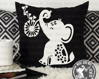 Love Elephant Svg Etsy