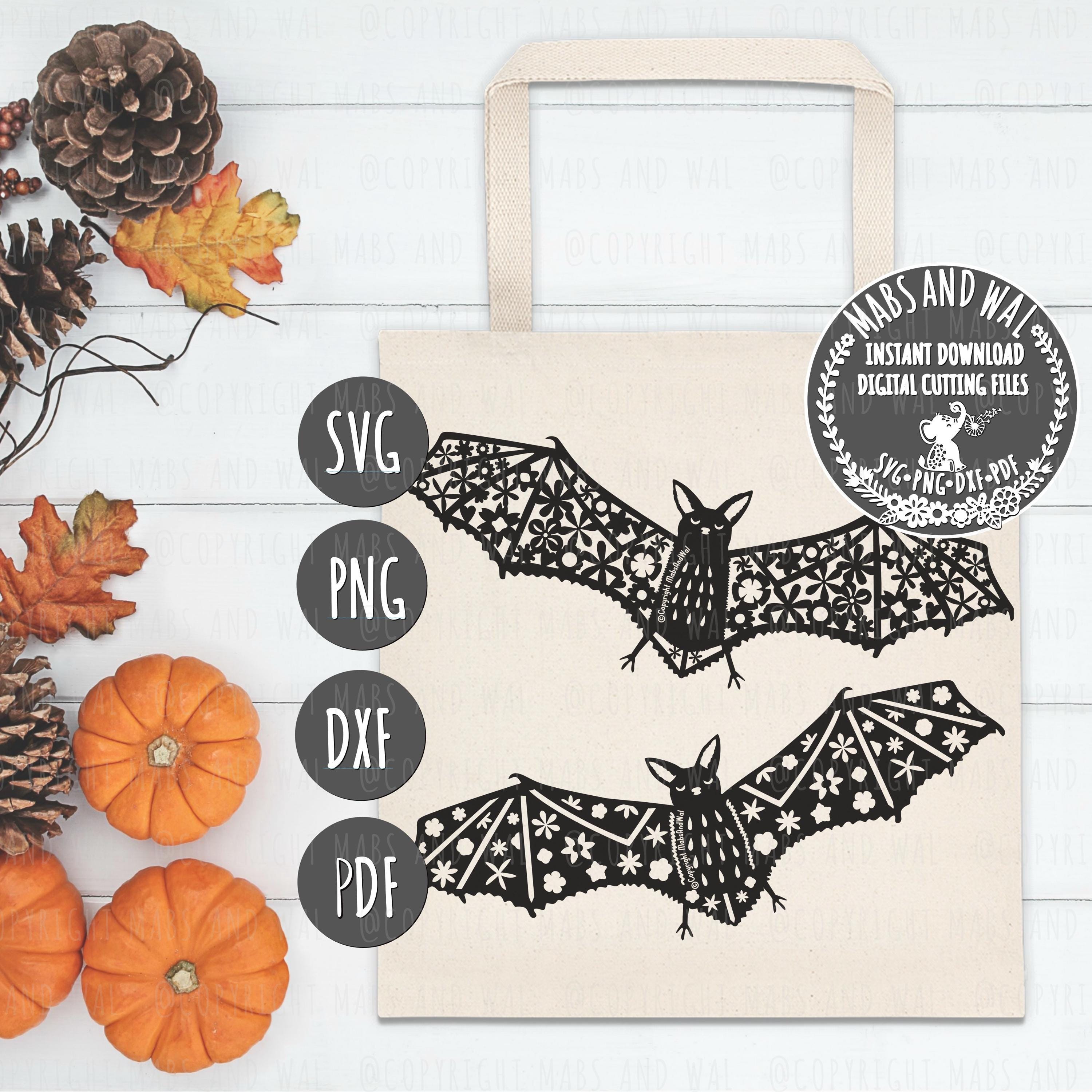 Bats Group SVG PNG DXF Pdf Digital Cutting File/halloween Bats Svg/bats ...