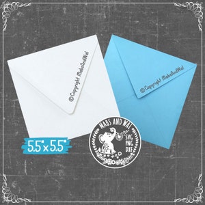 Umschlag quadratisch schlicht SVG PNG DXF digitale Ausschneidedatei/Quadrat/Umschlag für 5,5 x 5,5 zoll Karten/kommerzielle Nutzung