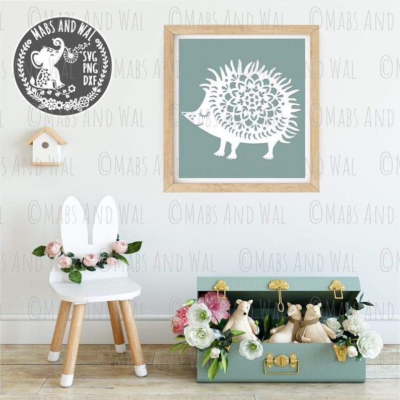 Download Hedgehog mandala SVG PNG DXF digital cutting file/mandala ...