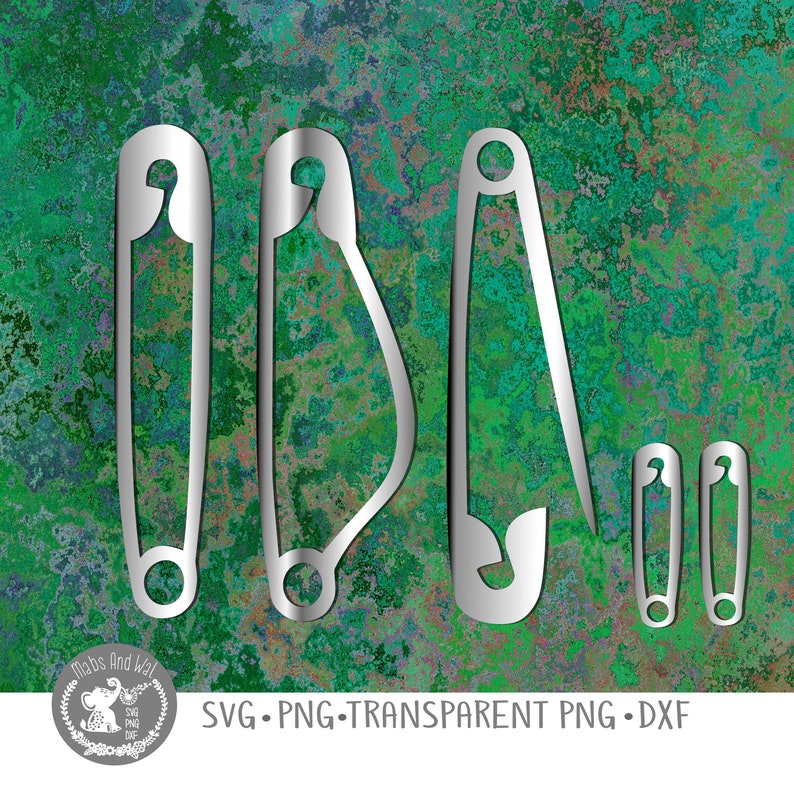 Safety Pins Pregnancy Twins SVG PNG DXF Digital Cutting Etsy