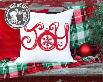 Joy SVG PNG DXF digitaal snijden bestand/Joy svg/Christmas Joy decor/kerstdecoratie/snuisterij/ornament/kerst svg/sneeuw svg/commercieel gebruik