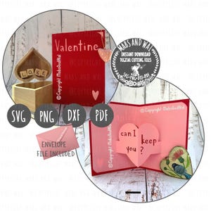 Tarjeta de San Valentín ¿puedo conservarte? Archivo de corte digital SVG PNG DXF Pdf/tarjeta de San Valentín svg/tarjeta de amor romántica svg/tarjeta de San Valentín emergente