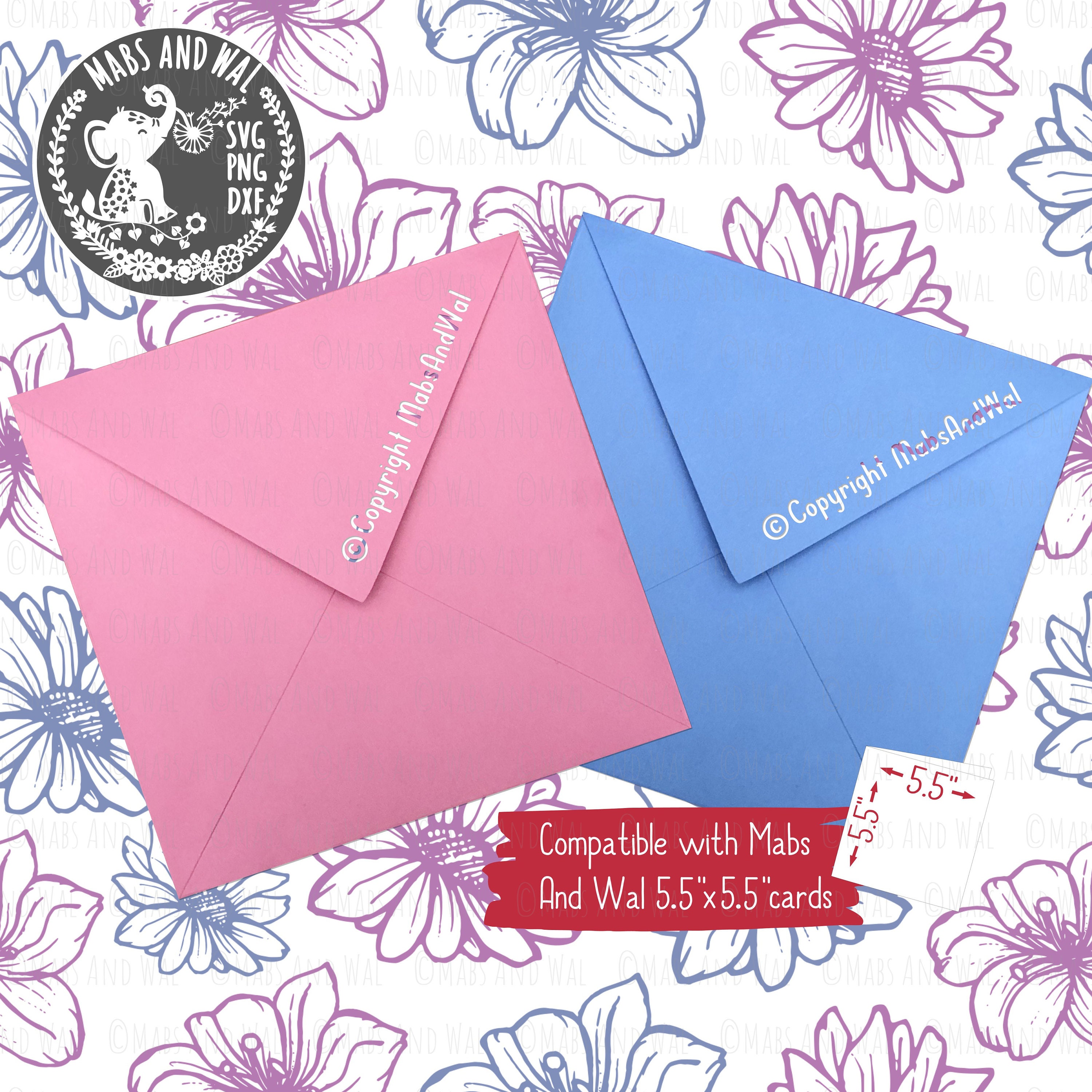 Envelope Square Plain SVG PNG DXF Digital Cutting File/square Etsy