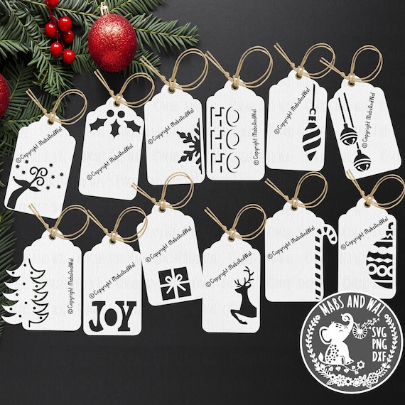 DIY étiquettes cadeaux pour Noël avec la pointe foil de Cricut + fichier  SVG gratuit 