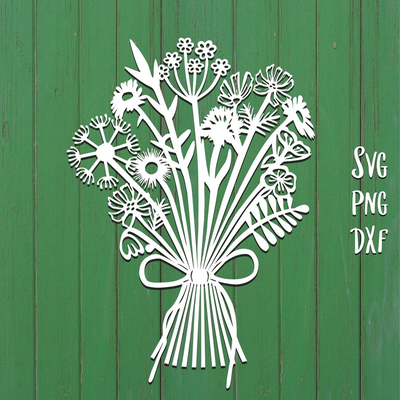 Free Free 152 Wild Flower Bouquet Svg SVG PNG EPS DXF File