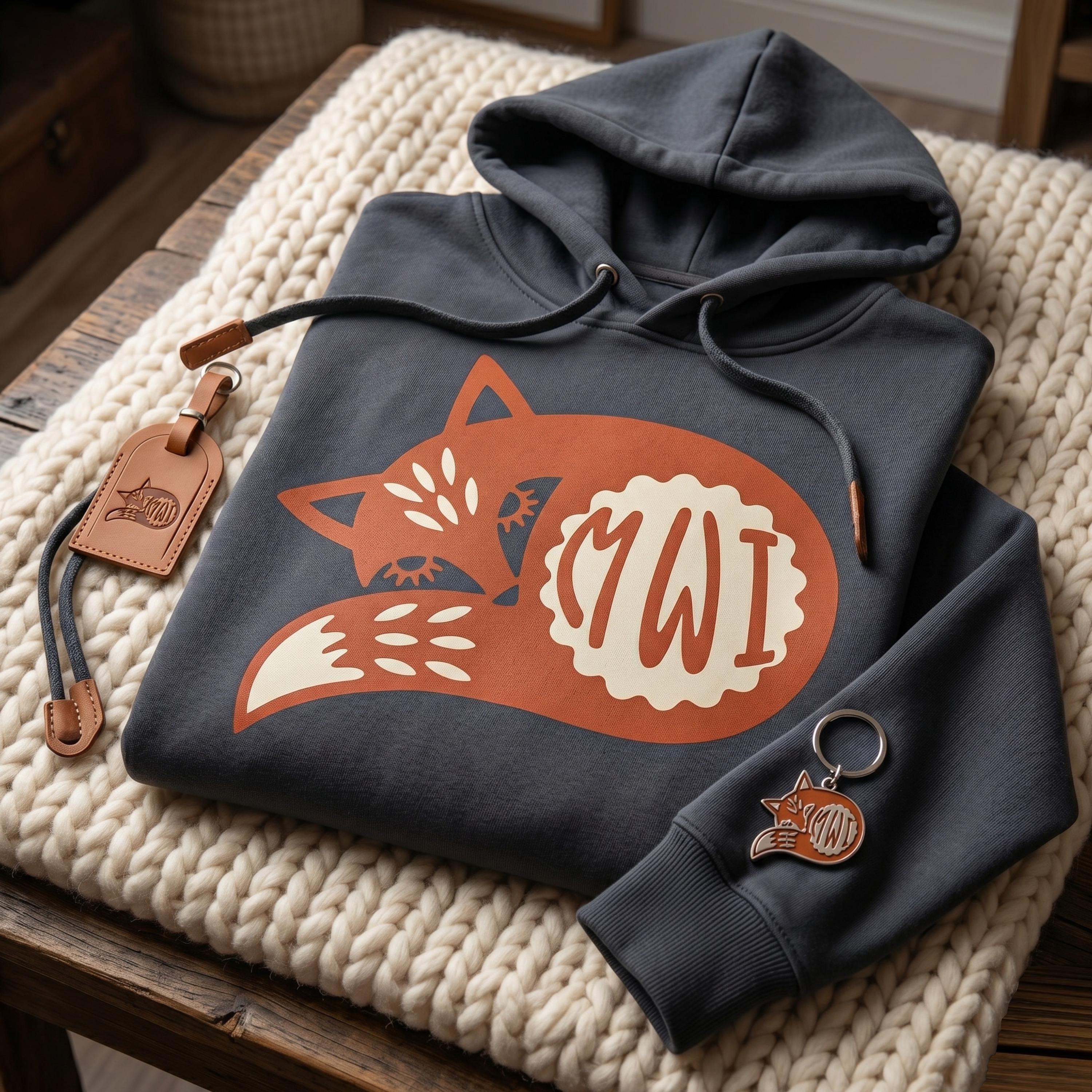 Monogram Fox SVG PNG DXF Pdf Digital Cutting File/fox Svg/monogram Svg ...
