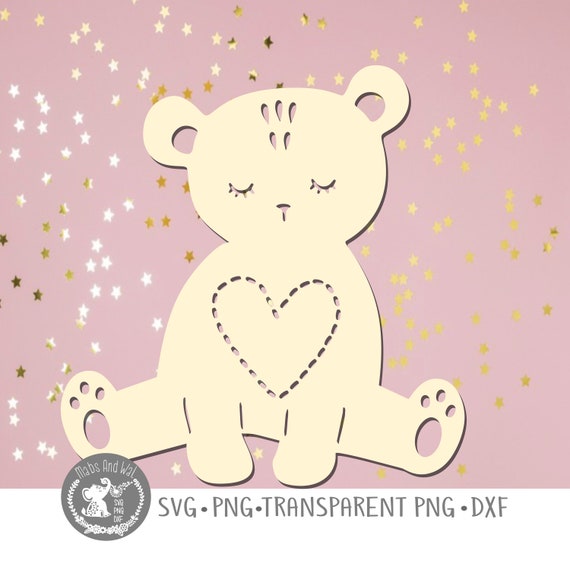 Download Teddy Bear Svg Png Dxf Digital Cutting File Teddy Bear Etsy