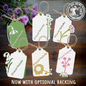Blumen Geschenkanhänger SVG PNG DXF Datei/Schnittdatei/Geschenkanhänger Muttertag/Geschenkanhänger/Geschenkanhänger/Geschenkanhänger für Muttertag/kommerzielle Nutzung