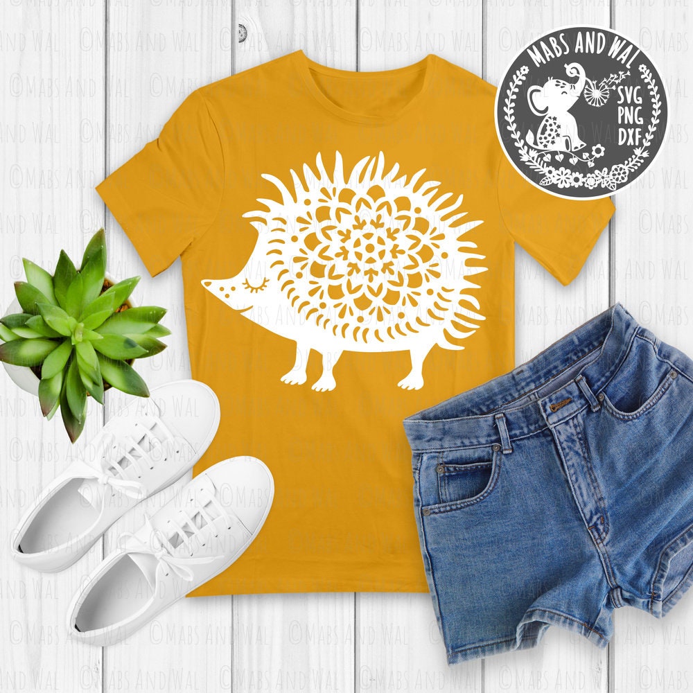 Download Hedgehog mandala SVG PNG DXF digital cutting file/mandala ...