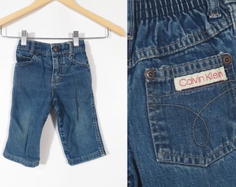 Vintage 80s Kids Calvin Klein Jeans 18-24M