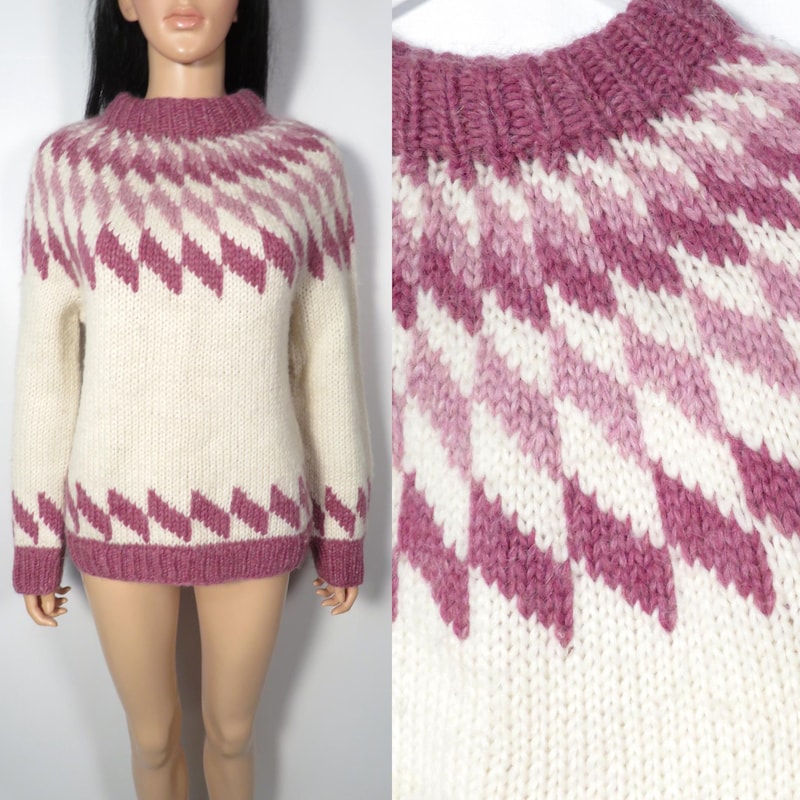 Fair Isle Rundhalspullover