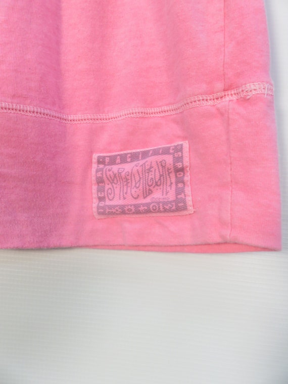 Vintage 80s/90s Ocean Pacific Hot Neon Pink Tshir… - image 6