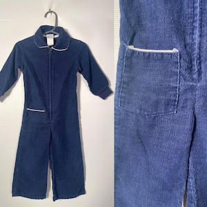 70s Corduroy Jumpsuit - Etsy