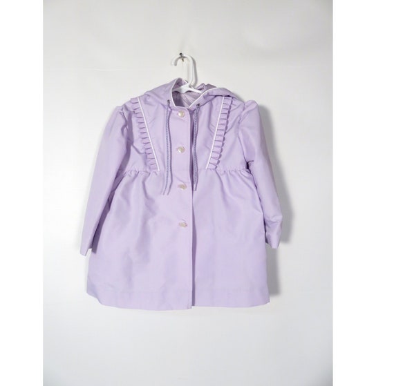Vintage 80s/90s Kids Lavender Spring Jacket Made … - image 1
