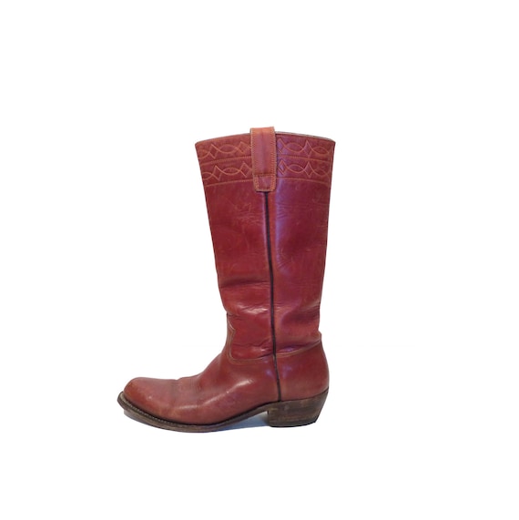 cognac color cowboy boots