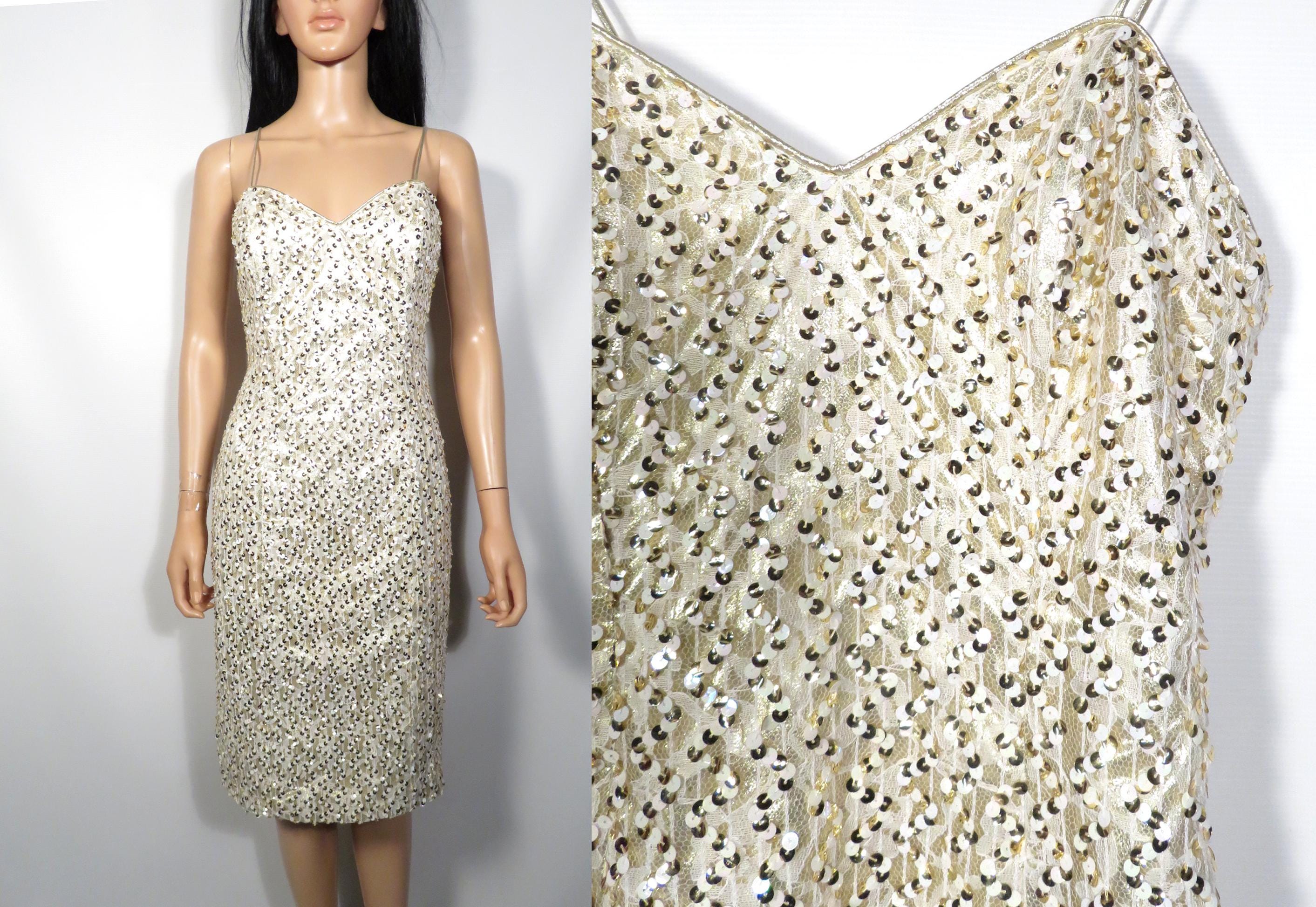Cache Sequin Dress - Etsy