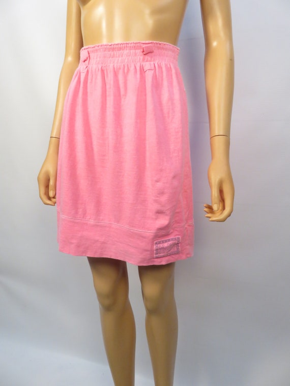 Vintage 80s/90s Ocean Pacific Hot Neon Pink Tshir… - image 2