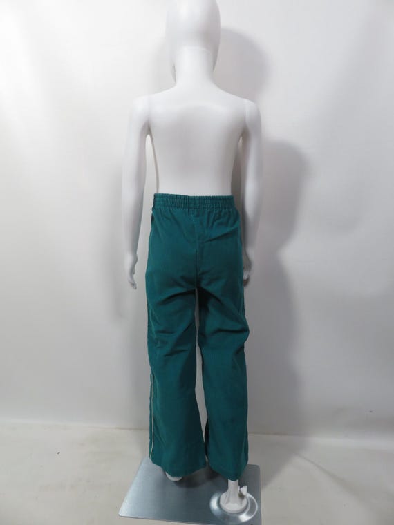 Vintage 70s/80s Kids Healthtex Teal Corduroy Pins… - image 6