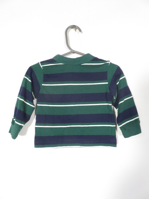 Vintage 90s Kids Long Sleeve Striped Tshirt Size … - image 4